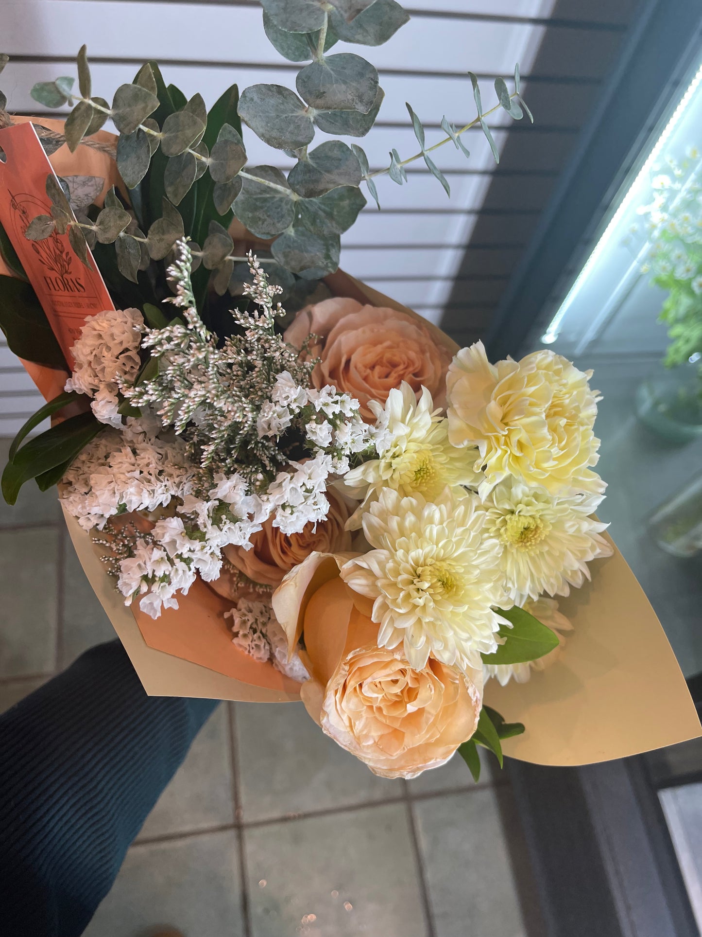 Small Wrapped Flower Arrangement