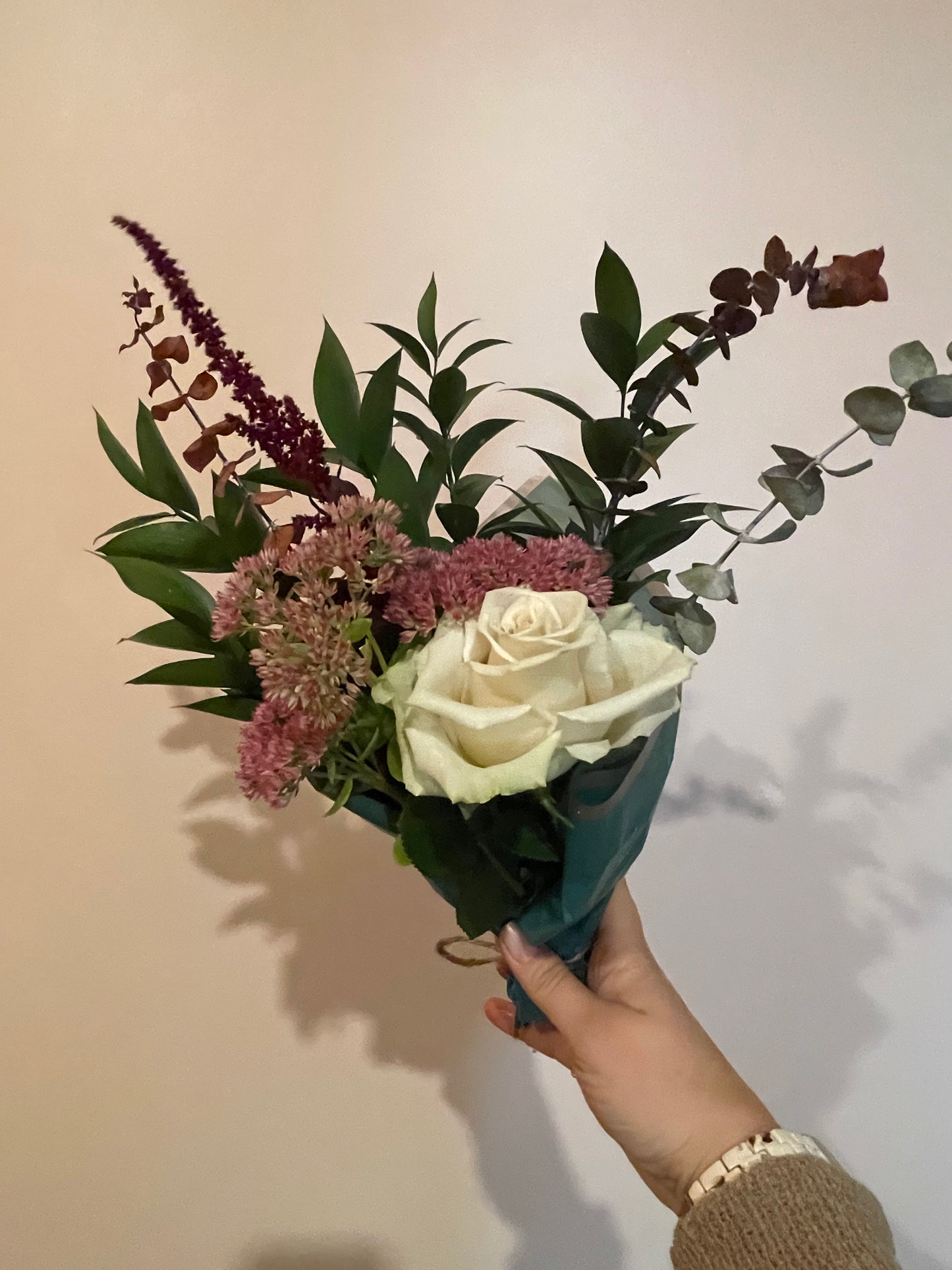 Small Wrapped Flower Arrangement